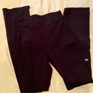 Alo Flare Leggings with Front Slit